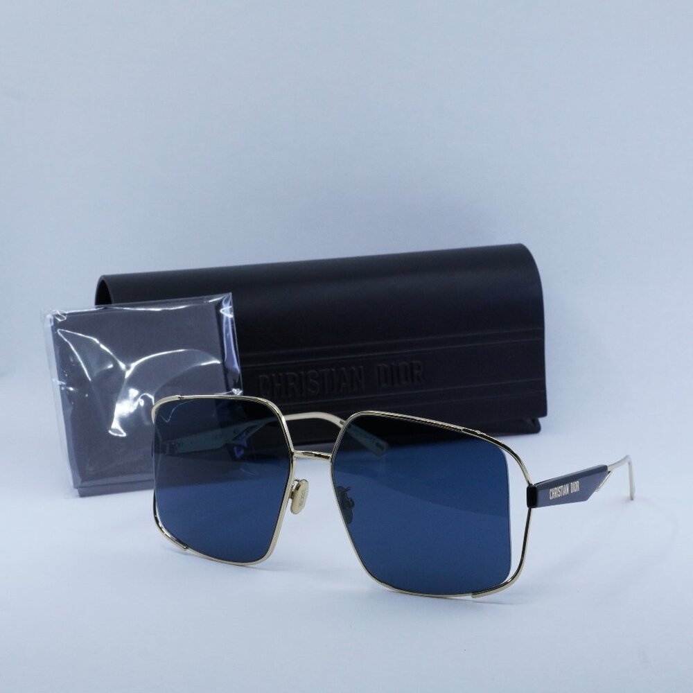 Dior ARCHIDIOR S1U B0B0 Square Sunglasses - Gold/Blue